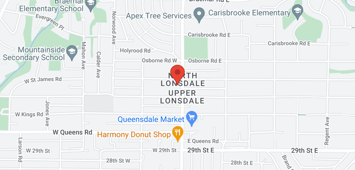 map of 3275 LONSDALE AVENUE